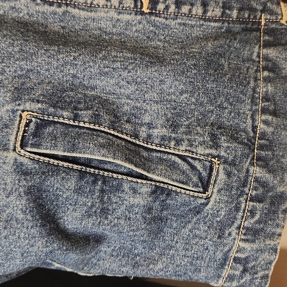 Rare Vintage Women's Custom Decorated Special Order Retro 70's JeanJacket Size S - Picture 5 of 16